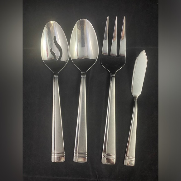 Oneida AMSTERDAM 18/10 Stainless 4pc Hostess Serving Flatware - Picture 1 of 8